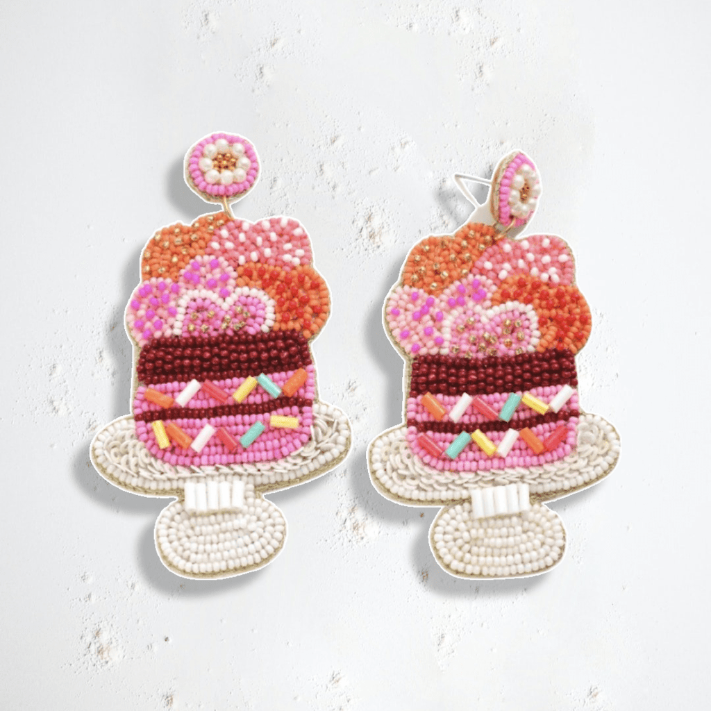 Cake Beaded earrings - Rebel Rain
