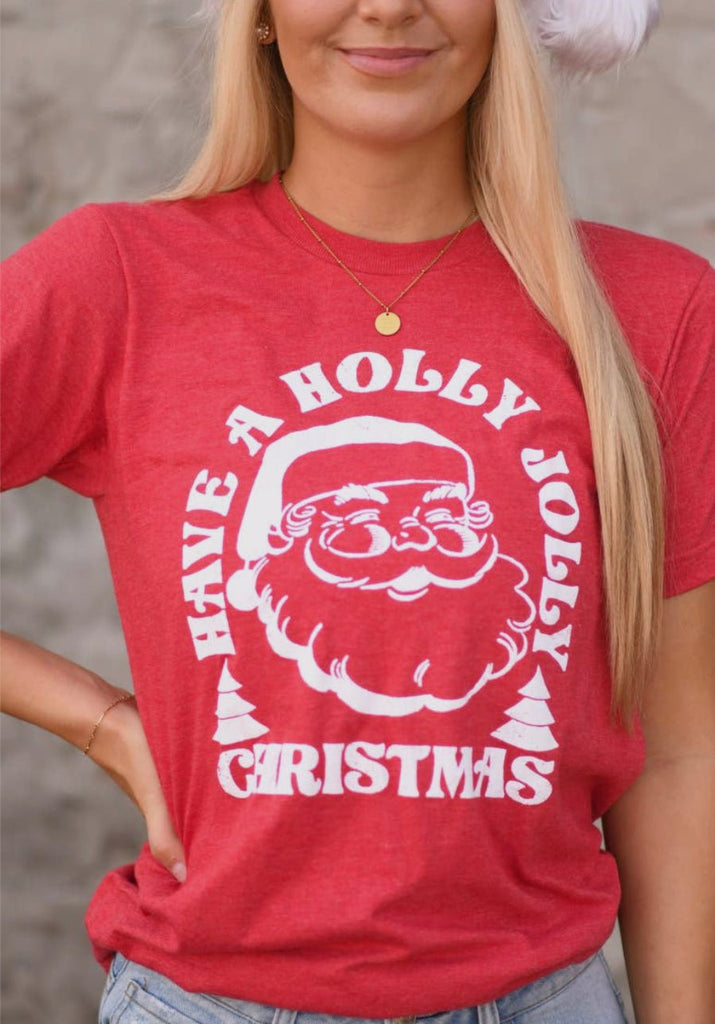 Have A Holly Jolly Christmas Tee - Rebel Rain
