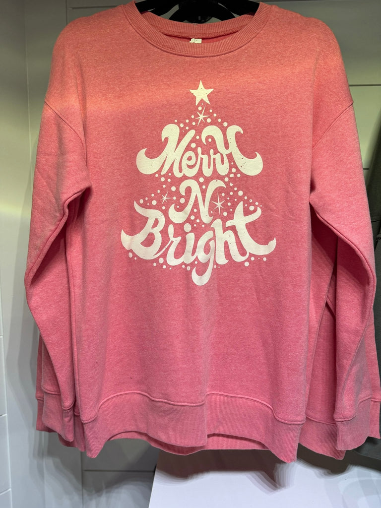 Merry -N- Bright Sweatshirt - Rebel Rain
