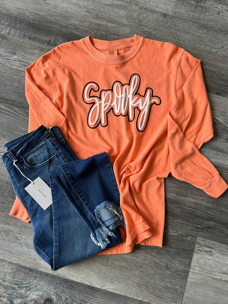 Spooky Long Sleeve Tee - Rebel Rain